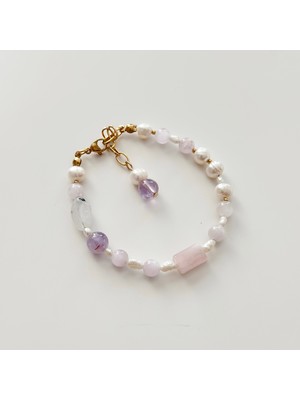 Vesce Atelier Moon Blossom Doğal Taş Bileklik