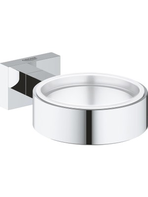 Grohe Essentıals Cube Sabunluk /diş Fırçalık Tutacağı, Krom - 40508000