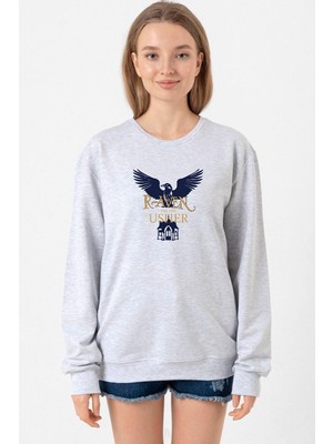 Tshirthane The Fall of the House of Usher Raven Grimelanj Kadın 2ip Sweatshirt