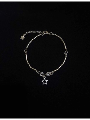 Glactuca Craft Spiral Charm Yıldız Bileklik Y2K