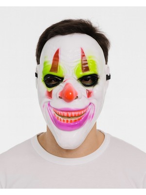 kuhi mey ıthalat® delirten gülüş  palyaço temalı joker maskesi
