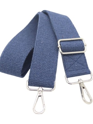 Anatolia Craft Pamuklu indigo çanta askısı çanta sapı çanta kayışı (4*120 cm)