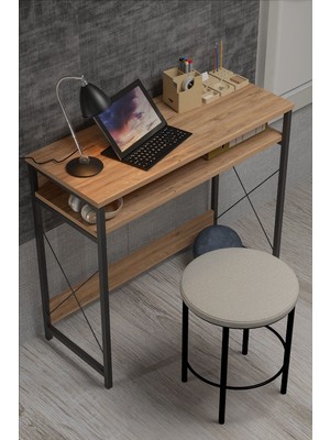 Çalışma Masası  Bilgisayar Laptop Ofis Masası Okul Ev Atlantik Çam