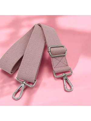 Anatolia Craft Pamuklu Pembe Çanta Askısı Çanta Sapı Çanta Kayışı (4*120 Cm)