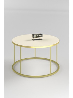Orta Sehpa Terra Lüx Gold Krem
