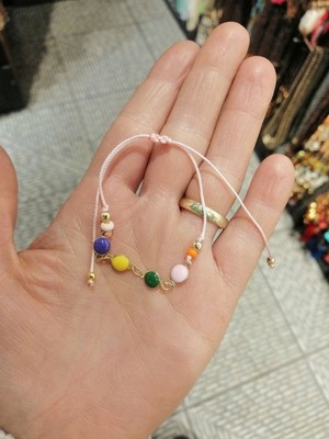 Boncuk Ay Bileklik Şık Hediye