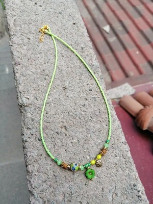 Boncuk Ay Kolye Şık Hediye