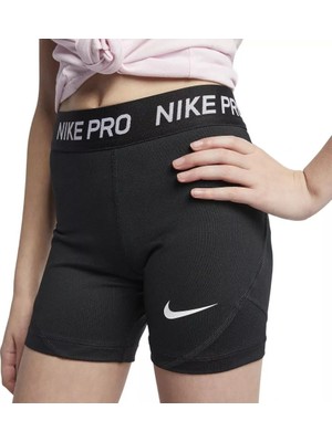 Nike Pro Dri-Fit Kız Çocuk Siyah Tayt Şort