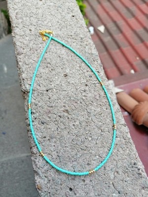 Boncuk Ay Kolye Şık Hediye