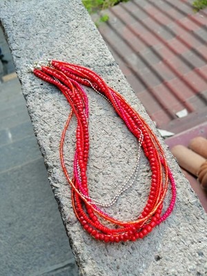Boncuk Ay Kolye Şık Hediye