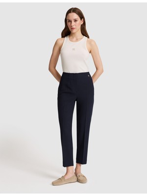 Pierre Cardin Kadın Lacivert Carrot Fit Kumaş Pantolon 50319939-VR033
