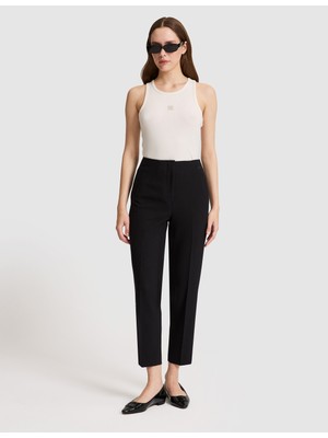 Pierre Cardin Kadın Siyah Carrot Fit Kumaş Pantolon 50319939-VR046