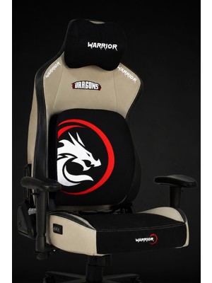 Warrior Jack Premium Oyuncu Koltuğu - Masajlı ve Isıtmalı Dragon Temalı Oyun Sandalyesi
