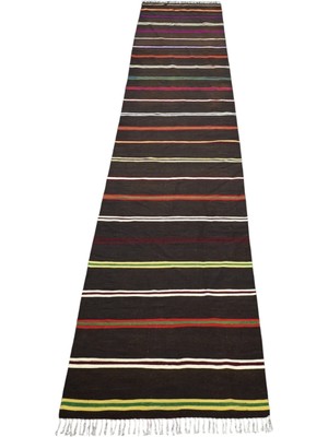 Kilim Antik El Dokuma Balıkesir Yolluk Yün Kilim 1608 - Yeni - Çok Renkli