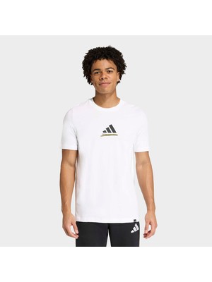 adidas Almanya Telstar Grafik Erkek Beyaz T-Shirt.-