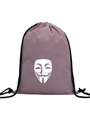 Hero Tasarım Hero tasarım Mask - Ipli Spor Sırt Çantası - Günlük - Okul 35*46CM One Size | INN1082