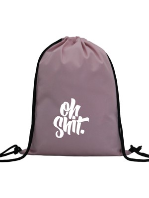 Hero Tasarım Hero tasarım Oh Shit  - Ipli Spor Sırt Çantası - Günlük - Okul 35*46CM One Size | INN1040