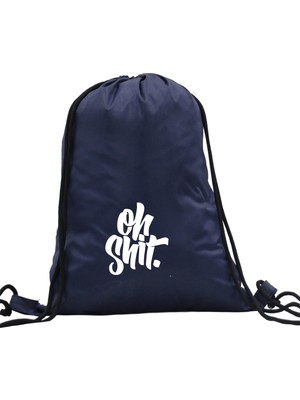 Hero Tasarım Hero tasarım Oh Shit  - Ipli Spor Sırt Çantası - Günlük - Okul 35*46CM One Size | INN1040