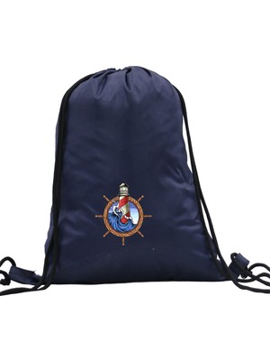 Hero Tasarım Hero tasarım  Gemi Dümeni - Ipli Spor Sırt Çantası - Günlük - Okul 35*46CM One Size | INN1099