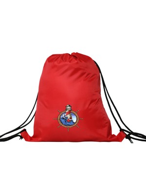 Hero Tasarım Hero tasarım  Gemi Dümeni - Ipli Spor Sırt Çantası - Günlük - Okul 35*46CM One Size | INN1099