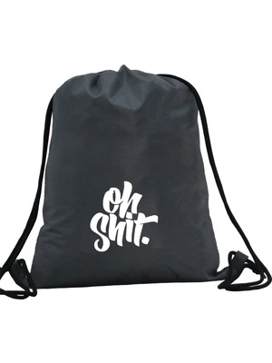 Hero Tasarım Hero tasarım Oh Shit  - Ipli Spor Sırt Çantası - Günlük - Okul 35*46CM One Size | INN1040