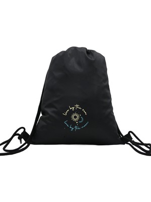 Hero Tasarım Hero tasarım Güneş ve Hilal  - Ipli Spor Sırt Çantası - Günlük - Okul 35*46CM One Size | INN1073