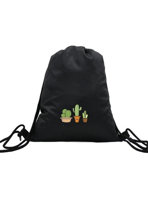 Hero Tasarım Hero tasarım Kaktüs - Ipli Spor Sırt Çantası - Günlük - Okul 35*46CM One Size | INN1101