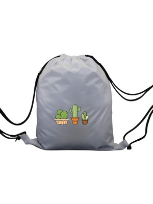 Hero Tasarım Hero tasarım Kaktüs - Ipli Spor Sırt Çantası - Günlük - Okul 35*46CM One Size | INN1101