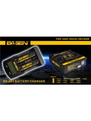 Belirtilmemiş Basen Bs4-2 Dijital Li-Ion / Ni-Cd / Ni-Mh Şarj Aleti