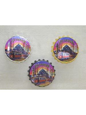 Belirtilmemiş Istanbul Temalı Metal Magnet ALK4340
