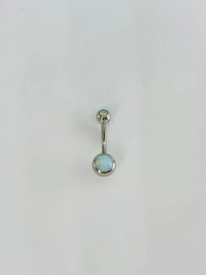 Belirtilmemiş Opal Taşlı Göbek Piercıng - PG0163