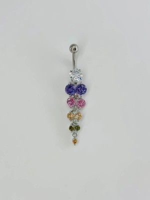 Belirtilmemiş Sallantılı Göbek Piercing - PG0064