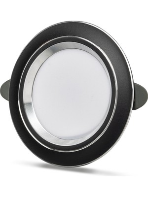 5 Adet Noas YL38 0530 Siyah Kasa LED Spot 5W 3 Renkli
