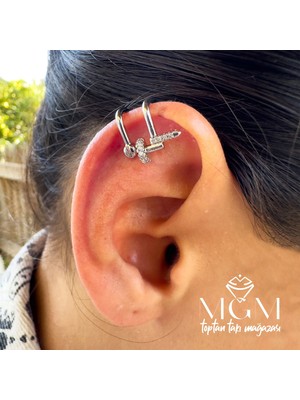 Belirtilmemiş Kıkırdak Küpe - KP00022-1