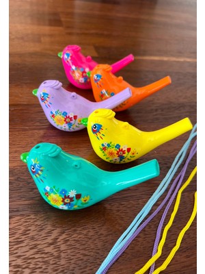 Miamantra Sulu Bülbül/kanarya Kuş Sesi Çıkaran Sulu Düdük/kuş Düdüğü Eğitici Oyuncak