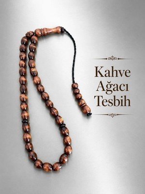 Miamantra 33'lük Kahve Ağacı Kahverengi Tesbih
