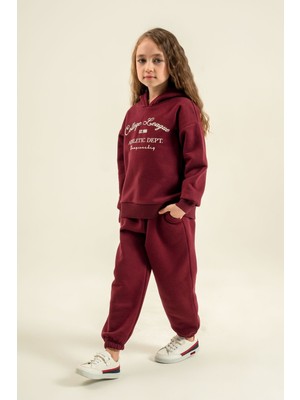 Rolypoly Kız Çocuk College League Mor Eşofman Takımı RP3925-C-V2 RP3925-C-V2
