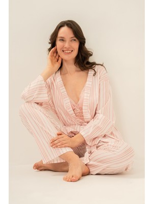 Arnetta Kadın Pembe Braletli Pijama Takımı AR3756-S-V1 AR3756-S-V1