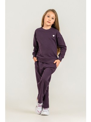 Rolypoly Kız Çocuk Sweet And Chic Mor Eşofman Takımı RP3921-C-V3 RP3921-C-V3