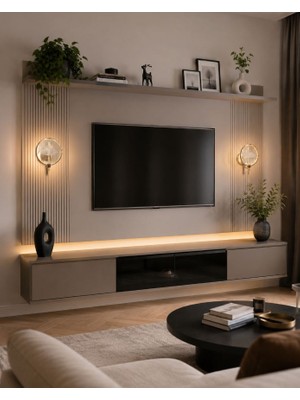 Istiridye LED Duvar Aplik Gold