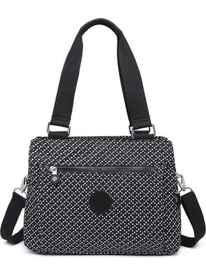 Smart Bags Krinkıl Kumaş Kadın Omuz Çantası Smart Bags 1125-127 Desenli