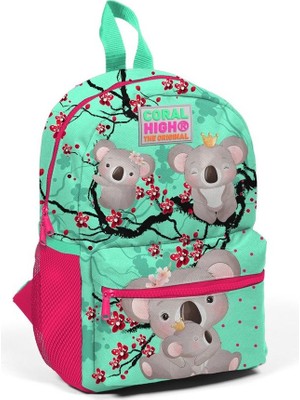 Coral High Kids Neon Mercan Iki Bölmeli Anaokul Sırt Çantası 23513