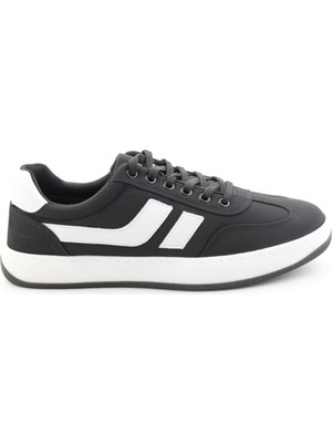 Bambi Siyah Kumaş  Erkek Sneaker E01175560904