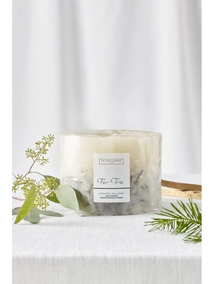 The White Company Fir Tree Botanical Büyük Kokulu Mum 1675 G