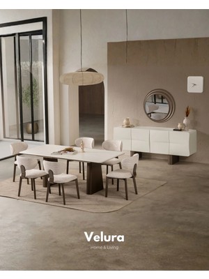 Velura Home & Living Vena Yemek Odası Takımı & Yaşam Odası (Tv Ünitesi Hariç)