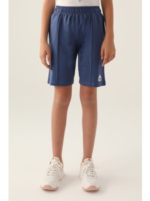 Kappa Authentic Cayla Kız Çocuk Mavi Regular Fit Şort