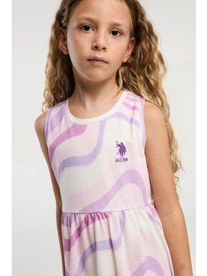 U.S. Polo Assn. US2064 7 - 8 Yaş Toz Pembe Bol Paça Çift Cepli 3 İplik Kumaş Türkiye Menşeli