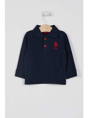 U.S. Polo Assn. U.s. Polo Assn Lisanslı Classic Lacivert Erkek Bebek Uzun Kol Yakalı Sweatshirt
