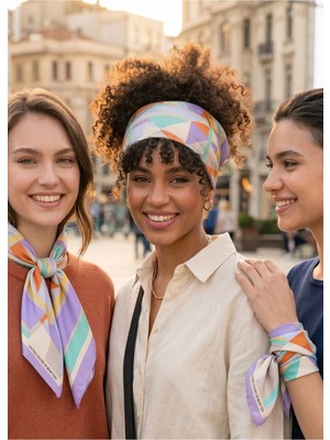 United Colors Of Benetton Flora Bandana/fular -1017-47*47