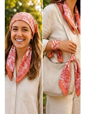 Sisley Flora Bandana/fular -2016-47*47